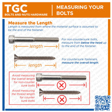 Load image into Gallery viewer, 1PC SS Allen Capscrew M 12 x 20~150mm long
